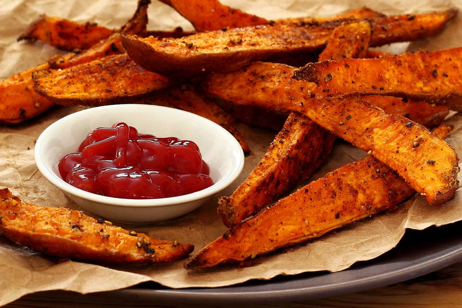 Grilled Piri Piri-Spiced Sweet Potato Wedges