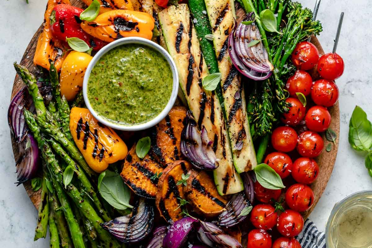 Moroccan‑Style Grilled Veggie Platter